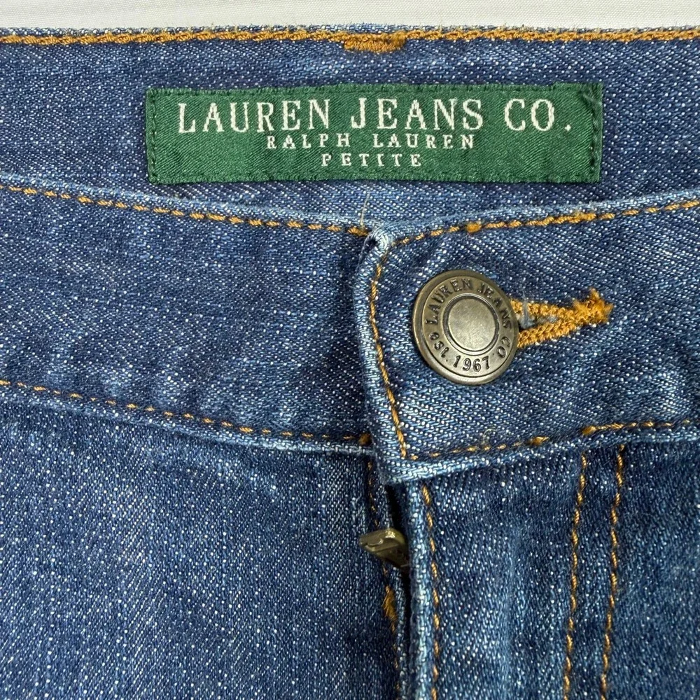 Lauren Jeans Co. Cropped Capri Jeans Women 12P Blue - Picture 7 of 8